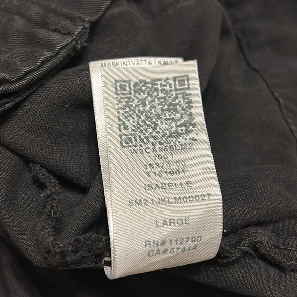 True Religion Isabelle Ombré Black Denim Utility Jacket - Picture 9 of 13